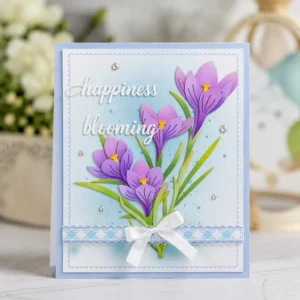 Crocus Happiness Card Realistic 01