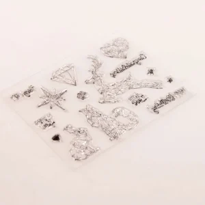 Crystal Animal Stamp Set - lifestyle photo | clear stamp