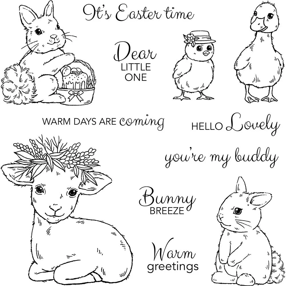 Cute Animals Clear Stamps 2 04 Cute Animals Clear Stamps 2 04