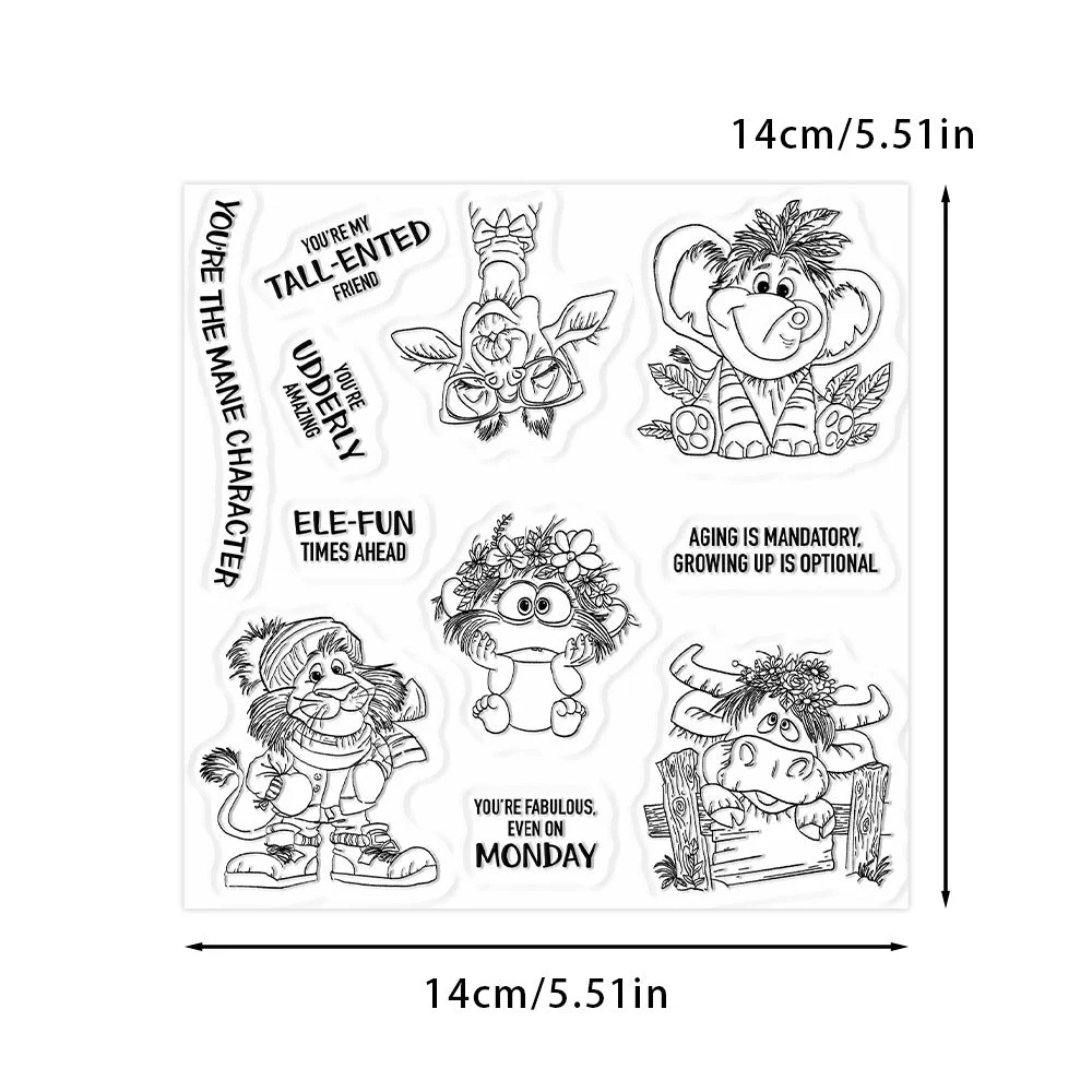 Cute Animals Clear Stamps 3 02 Cute Animals Clear Stamps 3 02