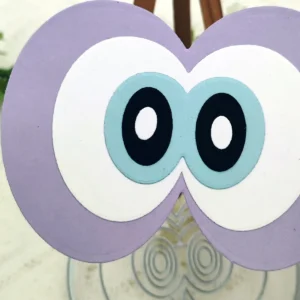 Cute Big Eyes Metal Cutting Dies Package View - 240-DC-3036