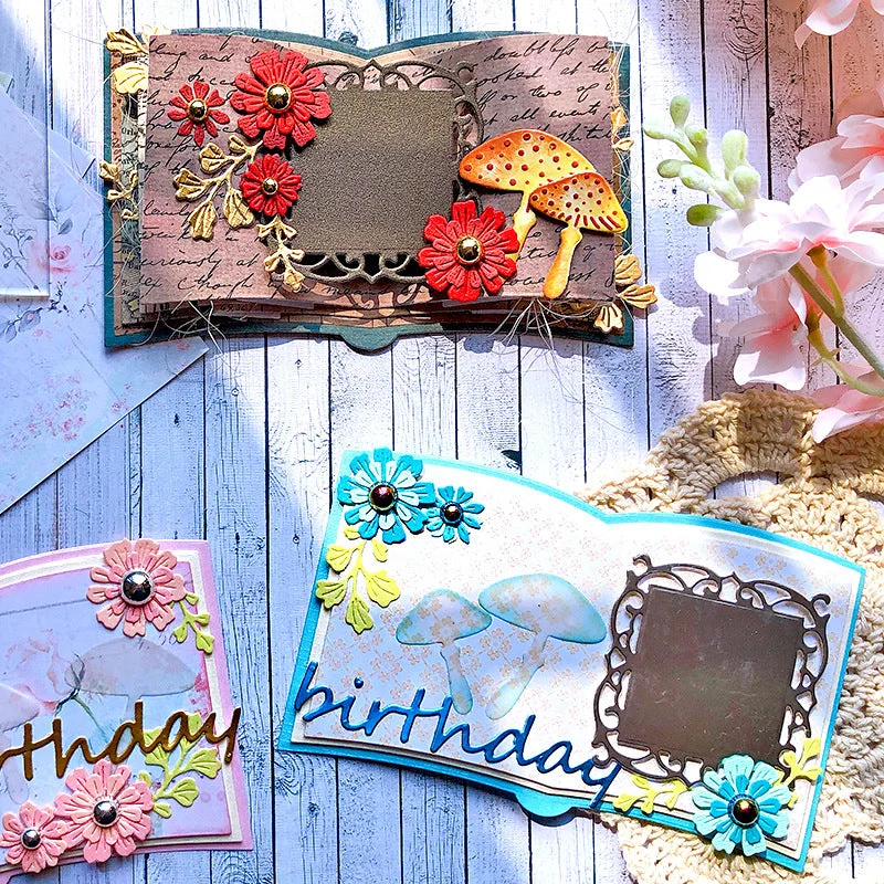 Cute Book Pages Metal Cutting Dies 00 Cute Book Pages Metal Cutting Dies 00