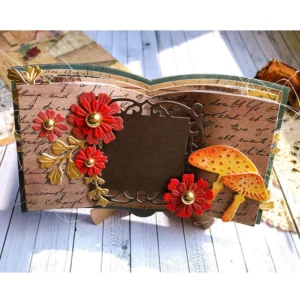 Sumflying Cute Book Pages Metal Cutting Dies Cute Book Pages Metal Cutting Dies 04