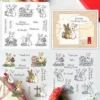 Cute Bunny Clear Stamps 00