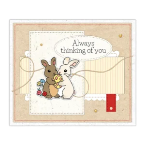 Sumflying Cute Bunny Easter Eggs Clear Stamps Cute Bunny Clear Stamps 05