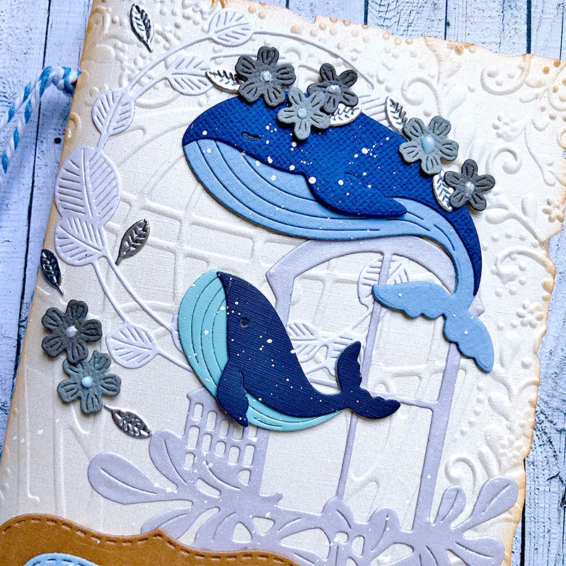 Cute Dolphin Metal Cutting Dies 03 Cute Dolphin Metal Cutting Dies 03