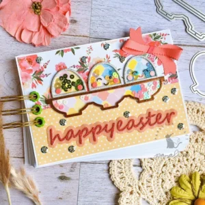 Cute Easter Egg Metal Cutting Dies 02