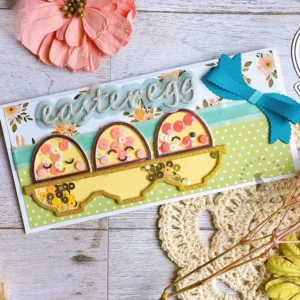 Cute Easter Egg Metal Cutting Dies 03