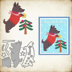 Cute Funny Dog Metal Cutting Dies 00