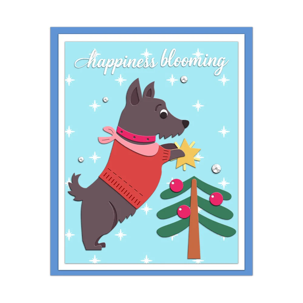 Cute Funny Dog Metal Cutting Dies 04 Cute Funny Dog Metal Cutting Dies 04