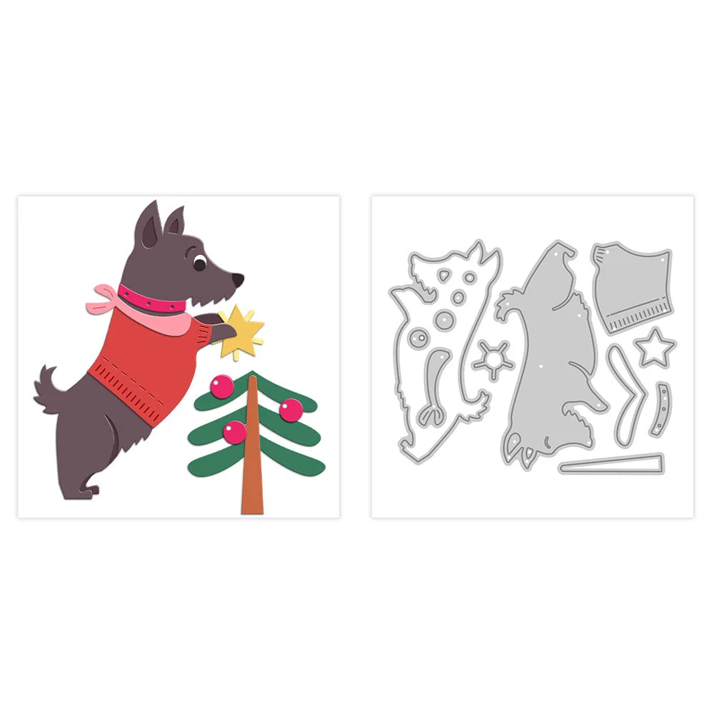 Cute Funny Dog Metal Cutting Dies 05 Cute Funny Dog Metal Cutting Dies 05