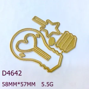 Cute Light Bulb Metal Cutting Dies 01