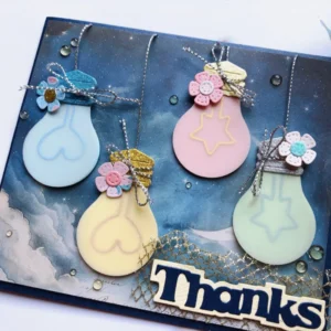 Sumflying Cute Light Bulb Metal Cutting Dies Cute Light Bulb Metal Cutting Dies 03