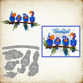 Sumflying Cute Little Birds Metal Cutting Dies