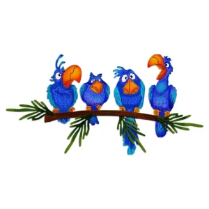 Cute Little Birds Metal Cutting Dies 01