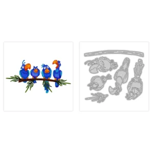 Sumflying Cute Little Birds Metal Cutting Dies Cute Little Birds Metal Cutting Dies 04