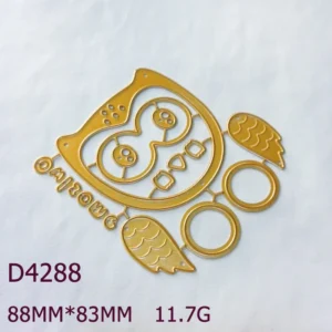 Cute Owl Metal Cutting Dies 01