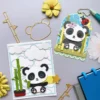 Cute Panda Metal Cutting Dies 00
