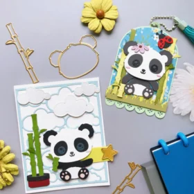 Sumflying Cute Panda Metal Cutting Dies