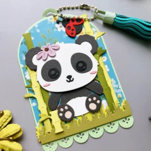Cute Panda Metal Cutting Dies 01