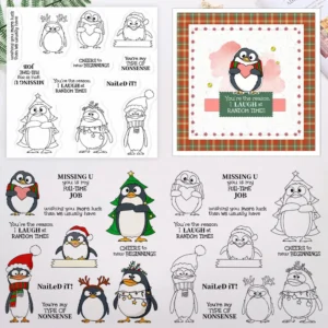 Cute Penguins Clear Stamps 00