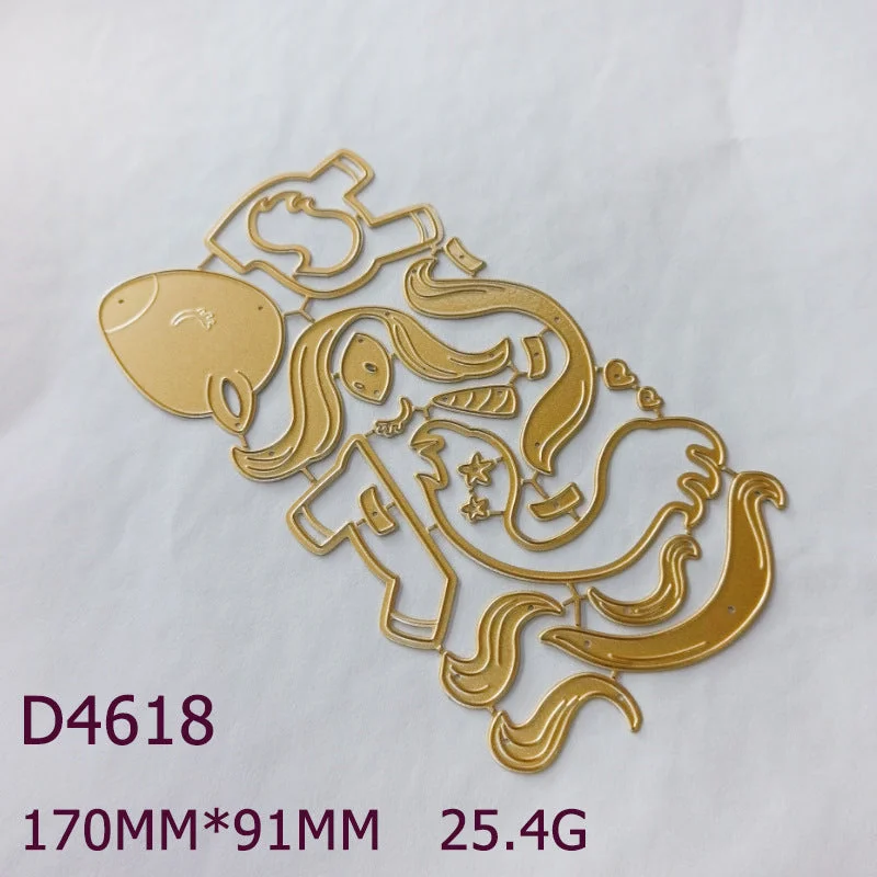 Cute Unicorn Metal Cutting Dies 01 Cute Unicorn Metal Cutting Dies 01