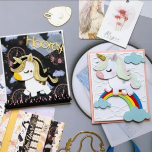 Sumflying Cute Unicorn Metal Cutting Dies Cute Unicorn Metal Cutting Dies 03