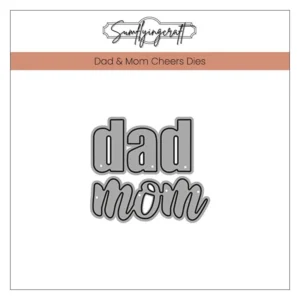 Dad & Mom Cheers product detail photo | word metal cutting dies