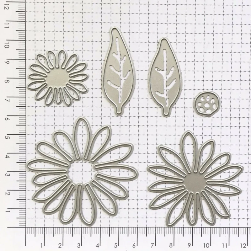 Daisy Flower Metal Cutting Dies | Sumflying Craft - Carbon Steel Die