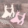 Sumflying Dancing Couple Metal Cutting Dies – see size chart for dimensions – carbon steel die for scrapbooking