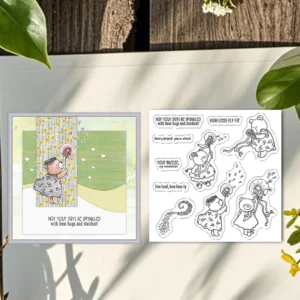 Dandelion Bear Clear Stamps 04