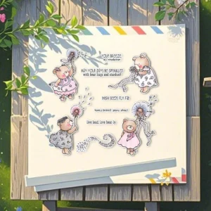 Dandelion Bear Clear Stamps 05