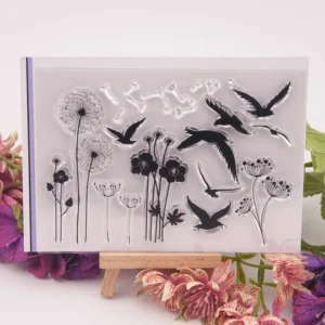 Dandelion Goose Stamp Set - main product photo | clear stamp