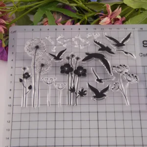 Dandelion Goose Stamp Set Dandelion Goose Stamp Set - size chart | clear stamp