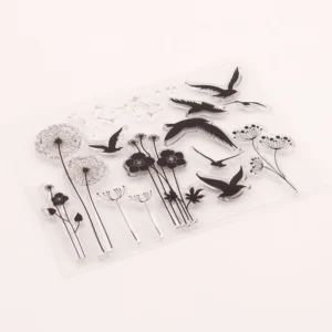 Dandelion Goose Stamp Set Dandelion Goose Stamp Set - lifestyle photo | clear stamp