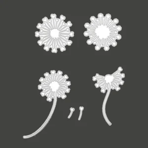 Sumflying Dandelion Metal Cutting Dies - product photo 3 of 3