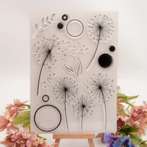 Dandelion Stamp Set - main product photo | clear stamp