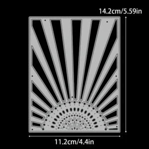 Sumflying Decorative Lattice Board Metal Cutting Dies Decorative Background Board Metal Cutting Dies 1 02