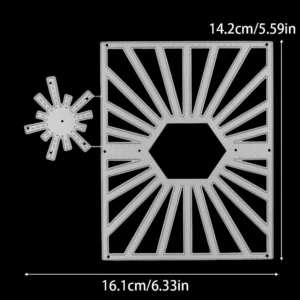 Sumflying Decorative Background Board Metal Cutting Dies Decorative Background Board Metal Cutting Dies 5 02