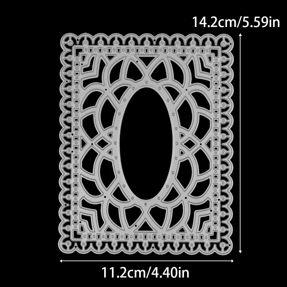 Decorative Floral Frame Background Board Cutting Dies 02 Decorative Floral Frame Background Board Cutting Dies 02