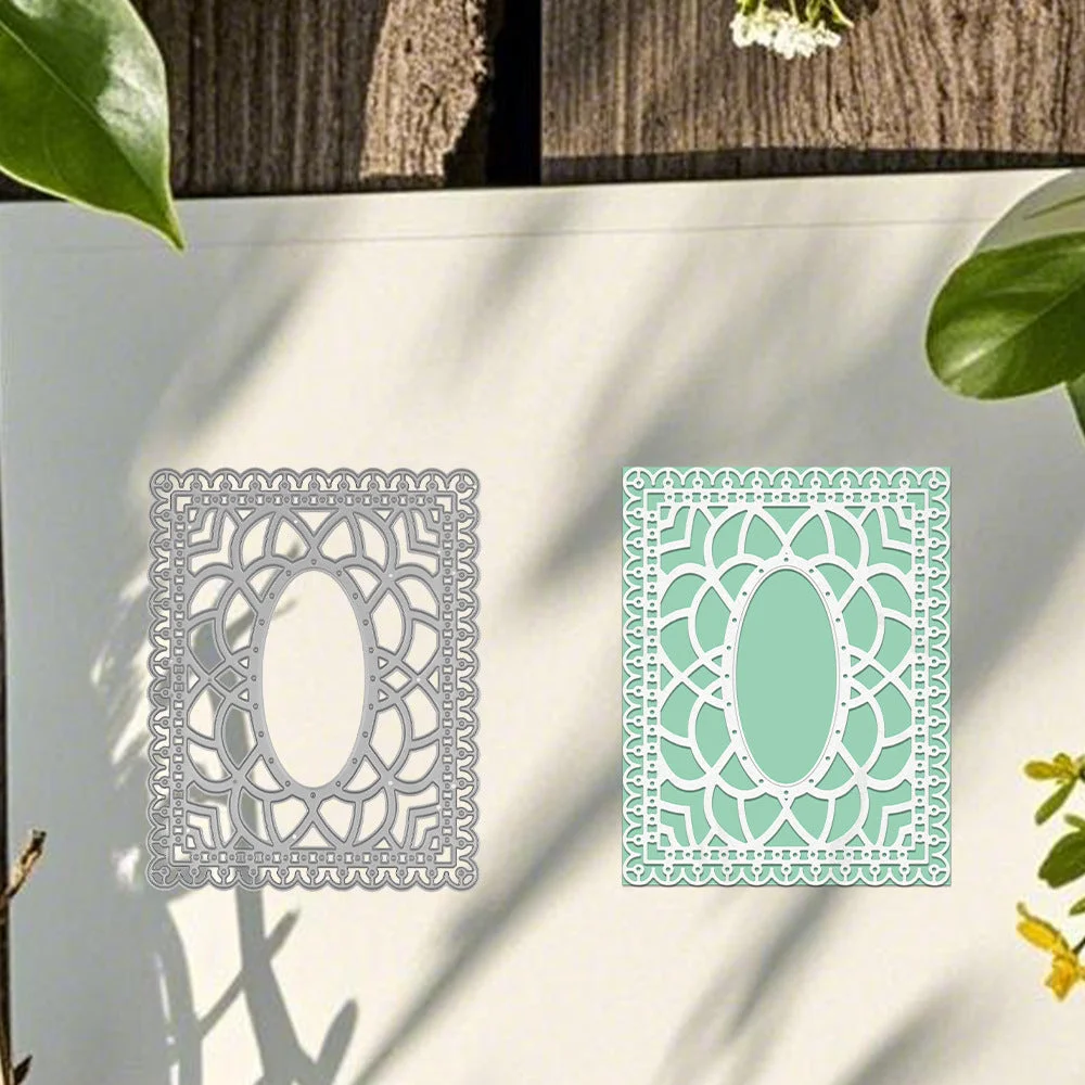 Decorative Floral Frame Background Board Cutting Dies 03 Decorative Floral Frame Background Board Cutting Dies 03