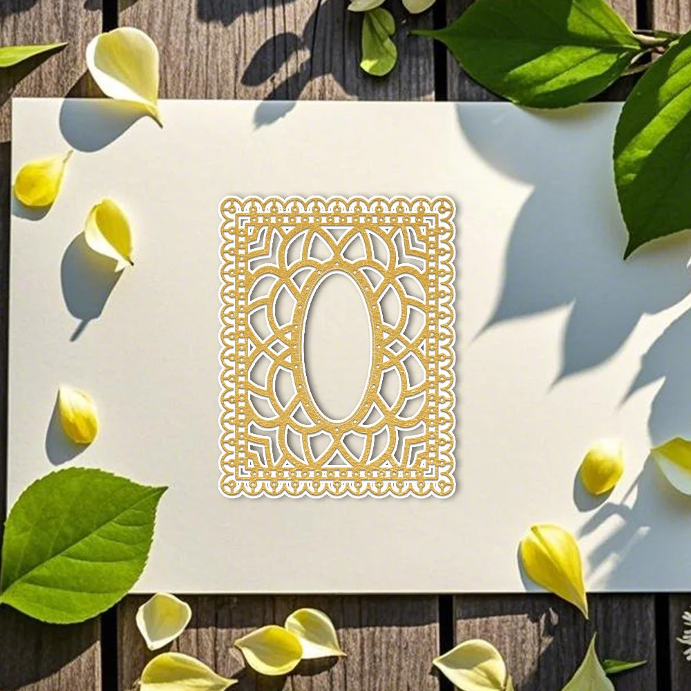 Decorative Floral Frame Background Board Cutting Dies 04 Decorative Floral Frame Background Board Cutting Dies 04