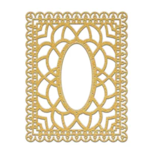 Sumflying Decorative Floral Frame Background Board Cutting Dies Decorative Floral Frame Background Board Cutting Dies 06