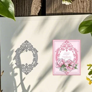Decorative Flower Frame Metal Cutting Dies 01