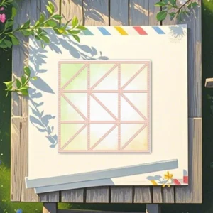 Sumflying Decorative Grid Background Board Metal Cutting Dies Decorative Grid Background Board Metal Cutting Dies 06
