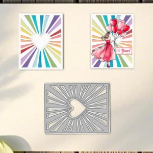 Decorative Love Background Board Metal Cutting Dies 01