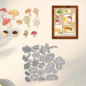 Sumflying Decorative Mushrooms Metal Cutting Dies