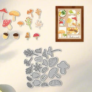 Decorative Mushrooms Metal Cutting Dies 00