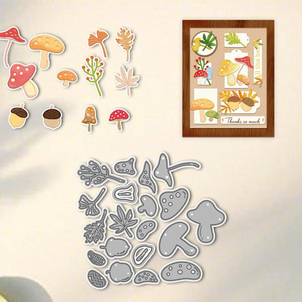 Decorative Mushrooms Metal Cutting Dies 00 Decorative Mushrooms Metal Cutting Dies 00