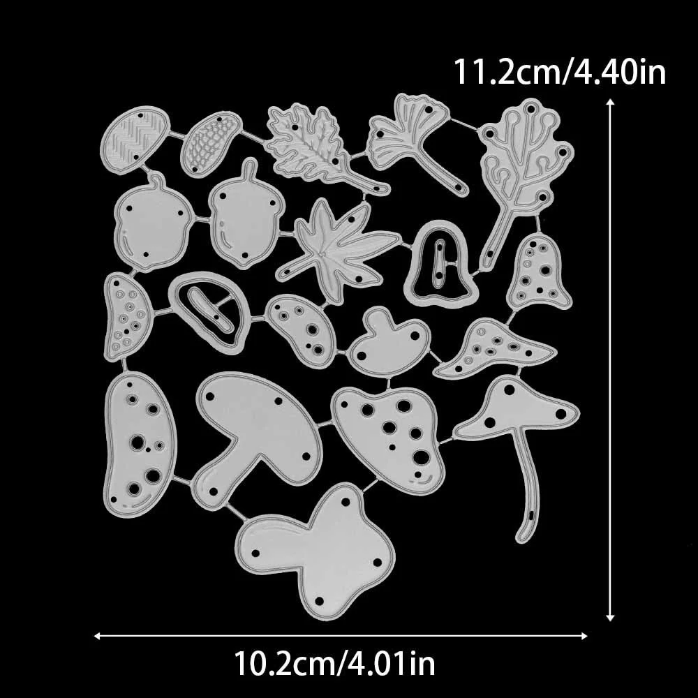 Decorative Mushrooms Metal Cutting Dies 02 Decorative Mushrooms Metal Cutting Dies 02